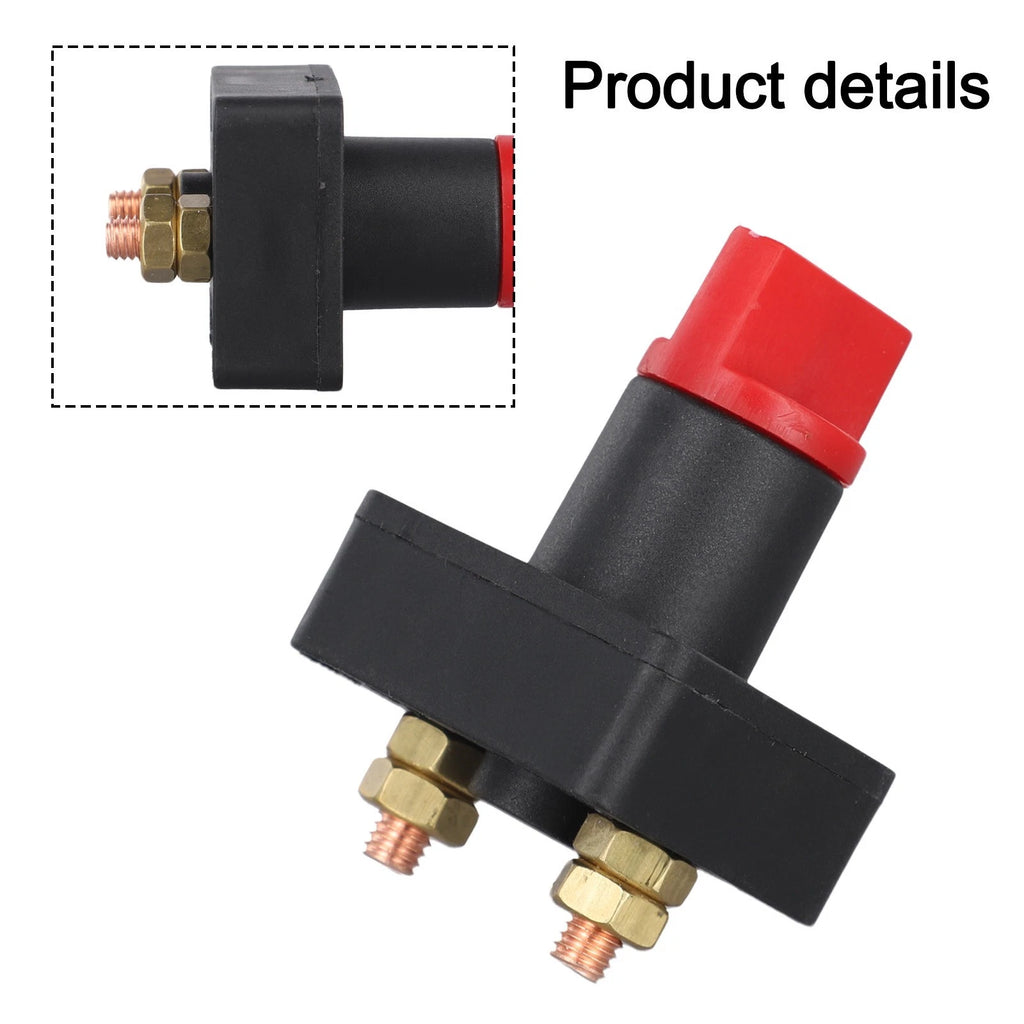 Waterproof for mini Disconnect Switch Reliable 12V Battery Isolator for Marine