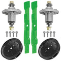 Mower Spindle Blade w Pulley for John Deere E130 S110 S120 (2005–2018)
