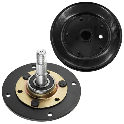 Deck Spindle and Pulley Replacement for White Outdoor LT-135 LT-145 (42") (2008–2018)