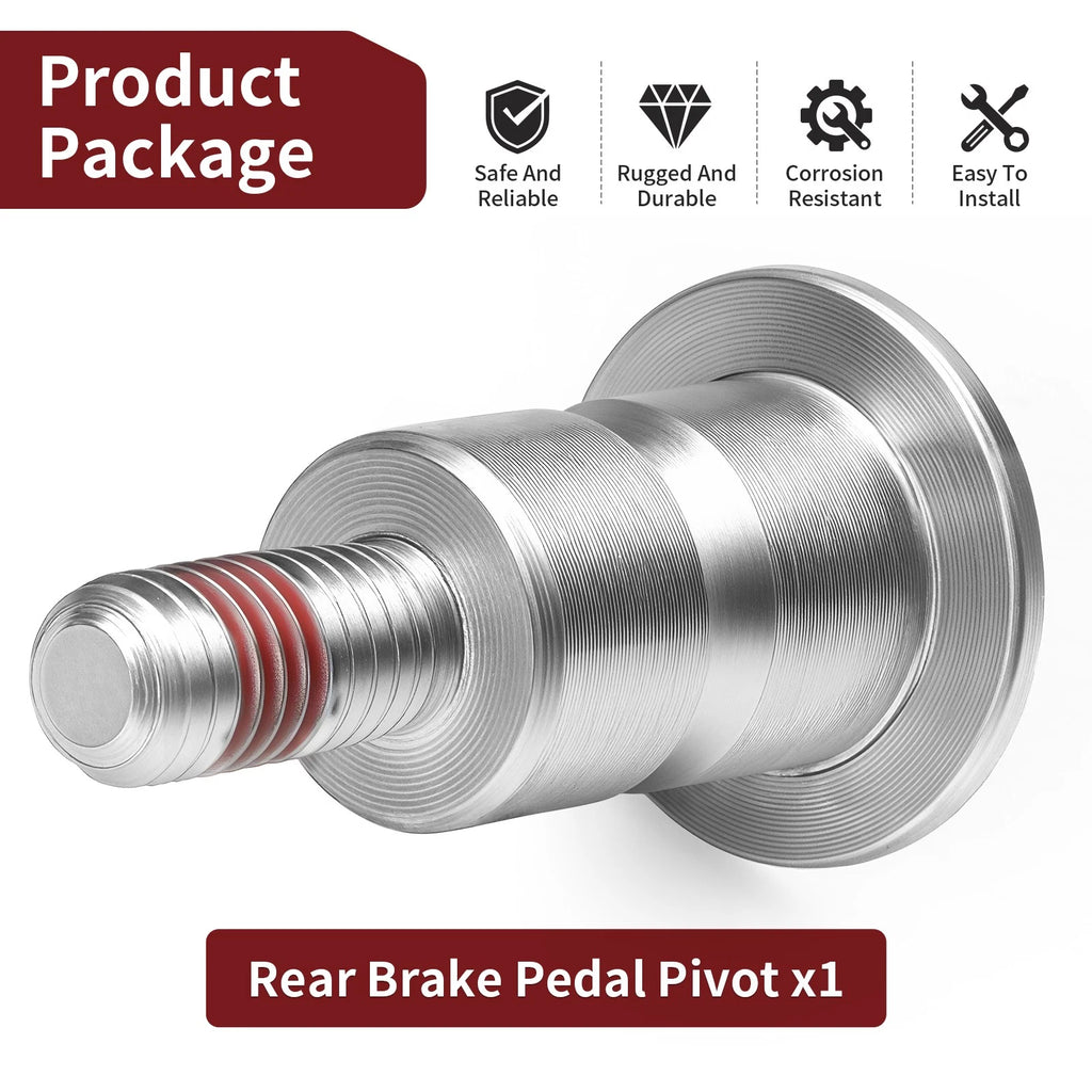 Rear Brake Pedal Pivot Bolt for Honda CR125R CR250R CRF450R (2000–2004) 46513-KZ4-J20