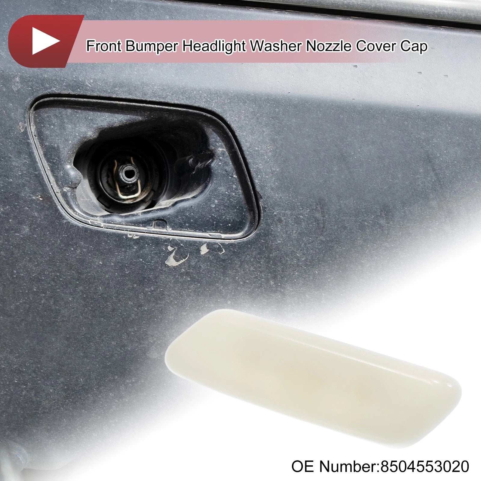 Front Left Washer Nozzle Cover Cap for Lexus IS 250 (2008–2015) Unpainted