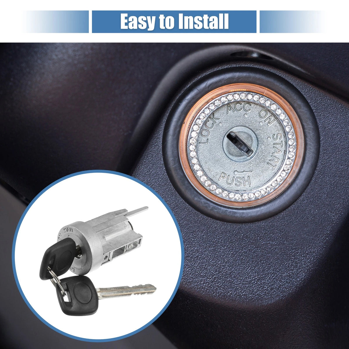 Ignition Switch Starter Set with Keys for Toyota Corolla (No. 6900512740)