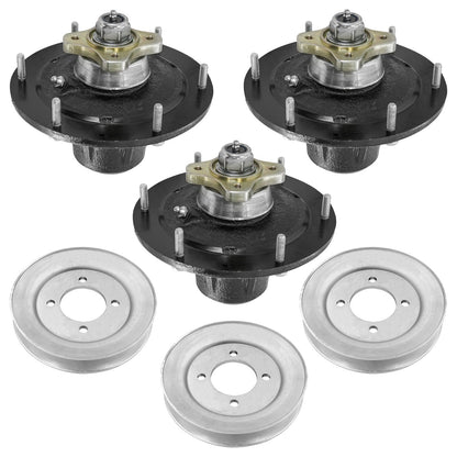 Deck Spindle and Pulley Replacement for John Deere ZTrak Z920M Z930R (2000–2000)