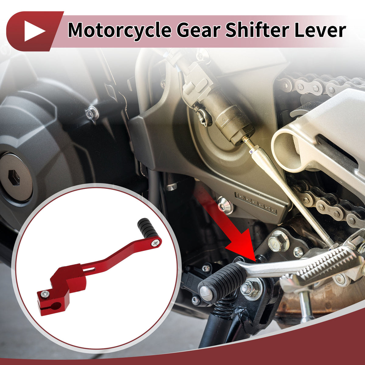 Folding Gear Shifter Lever Replacement for Honda CRF250 (2015–2021)