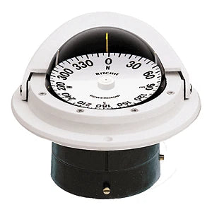 Ritchie F-82W Voyager Compass for Flush Mount (White)