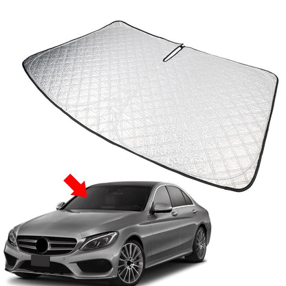 Foldable Windshield Sun Shade for Mercedes Benz C Class W205 (2015–2021)