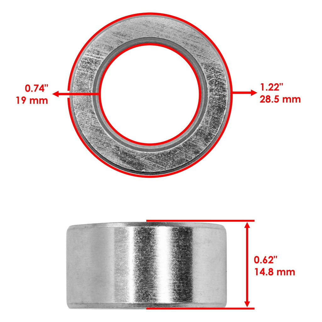 Wheel Bushing Replacement for Exmark Toro FMD604 LZ26KC604 (7423) (Qty 4)
