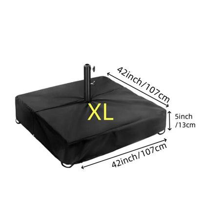 Weather Resistant Patio Umbrella Base Cover with Elastic Rope