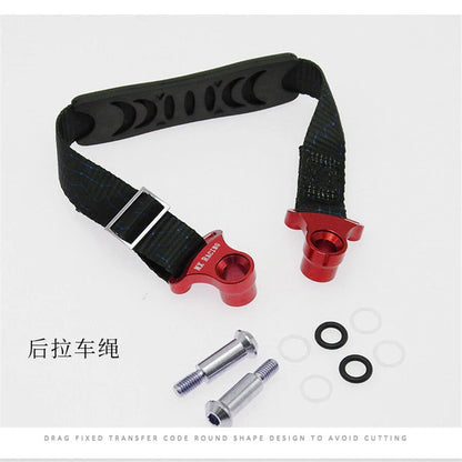 Adjustable Rear Seat Rescue Pull Strap Sling Belt for Dirt Bike Motorcycle