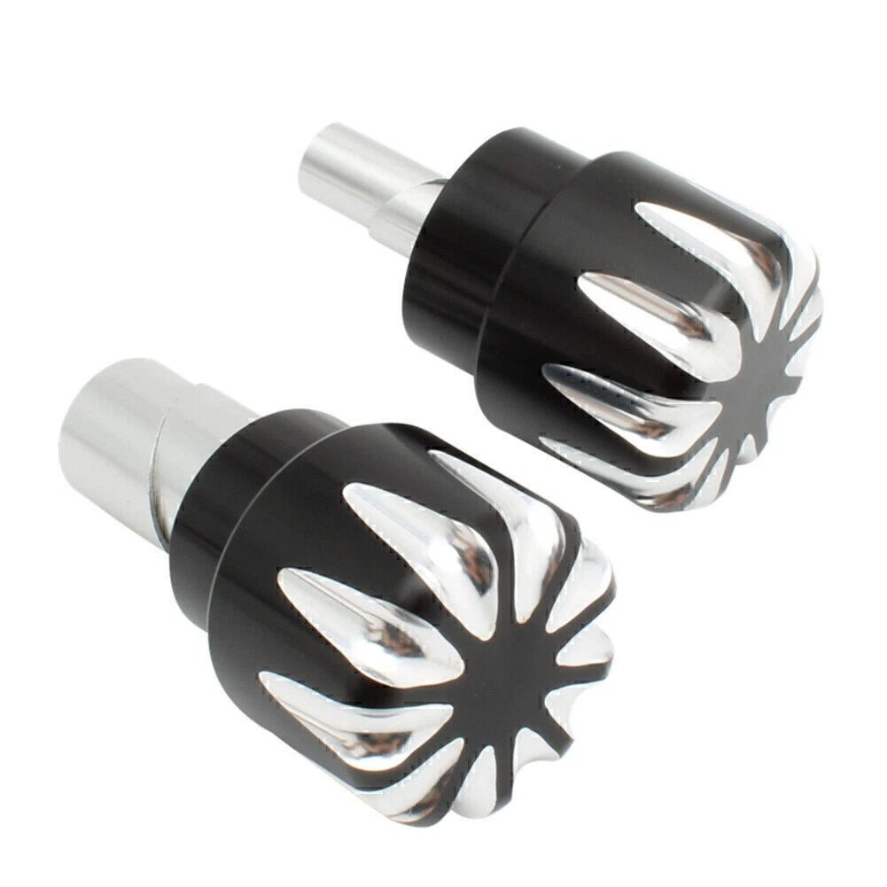 2X CNC Front Axle Nut Cover Protector Chrome for BMW R18 (2020–2023)