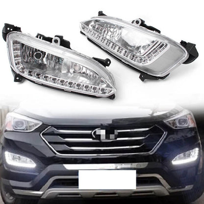 DRL Daytime Running Light Fog Lamp for Hyundai IX45 Santa Fe (2013–2015)