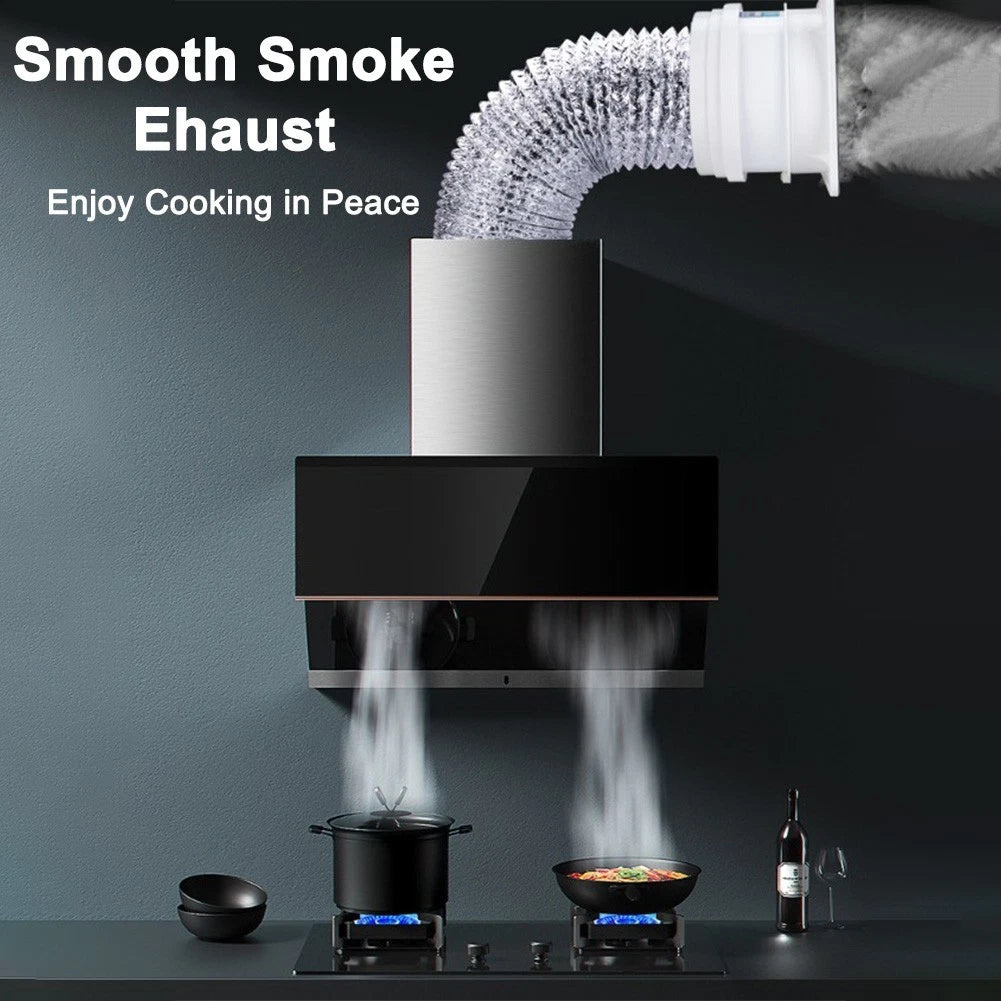 Extendable 1.5M Exhaust Hose for Dryer Range Hood Applications