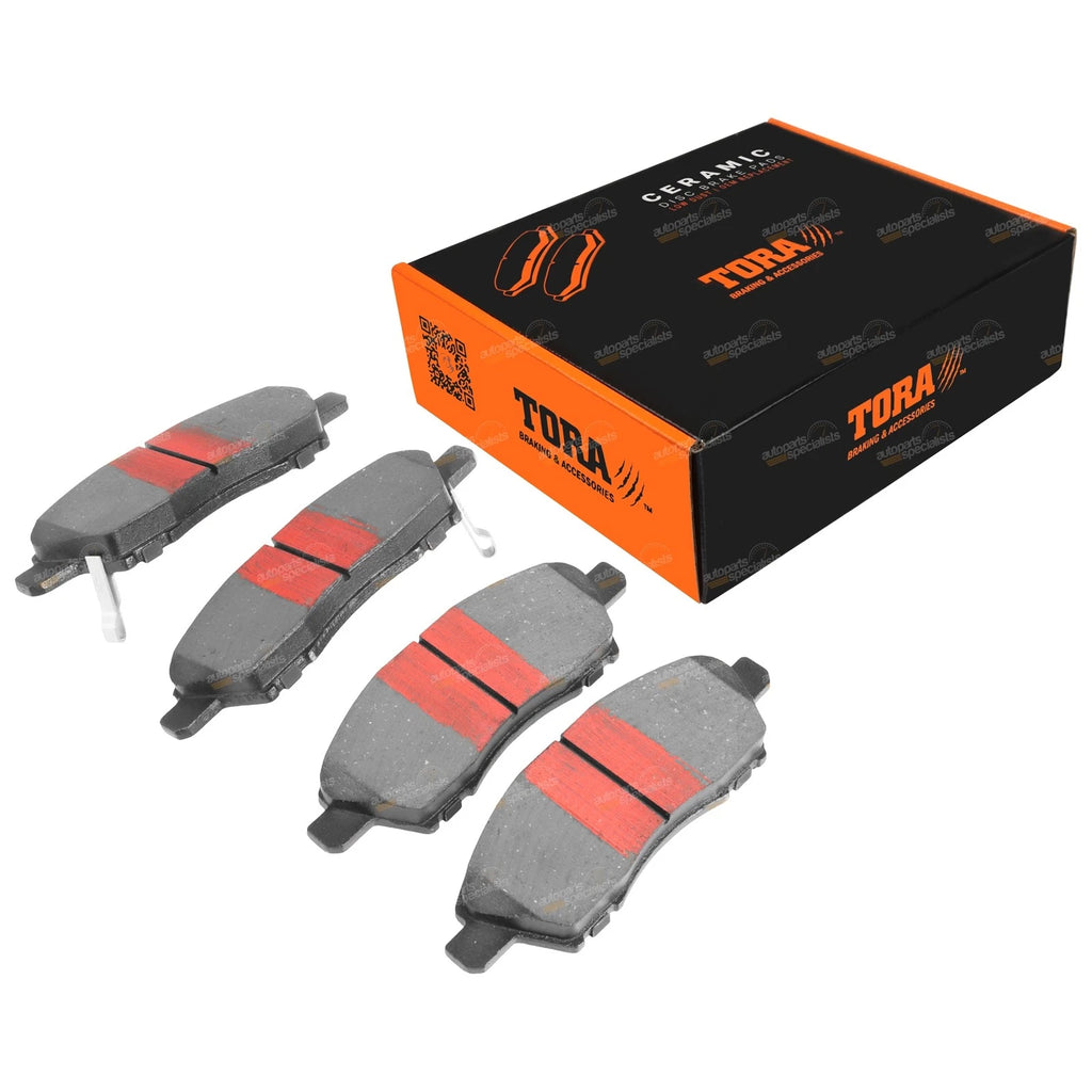 Front Ceramic Disc Brake Pad Set for Nissan Tiida C11 (2006–2013)