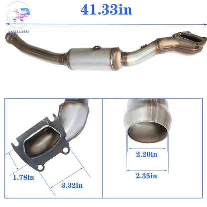 Left Side Catalytic Converter for Jeep Grand Cherokee (2011–2012) 10H49723
