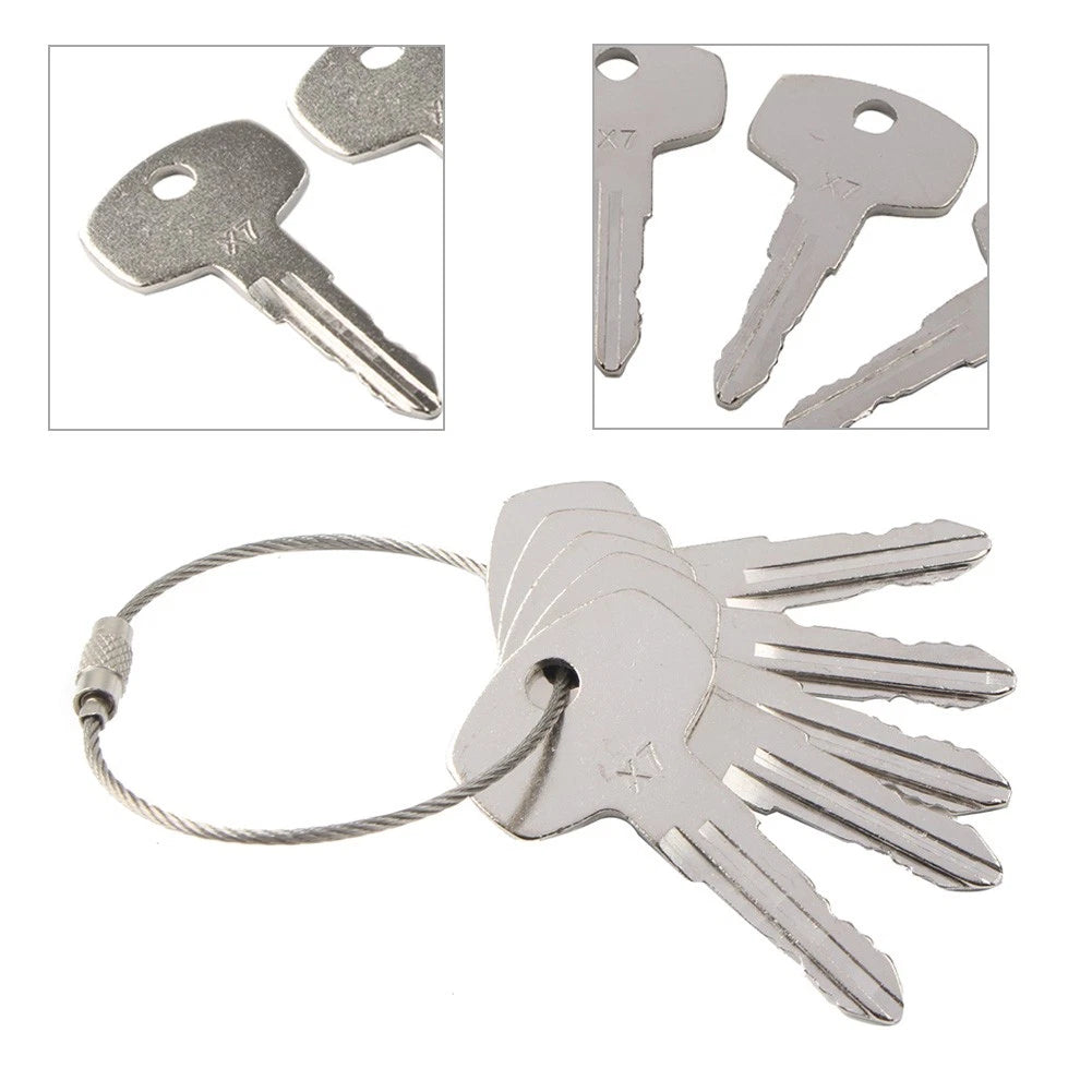 5X Ignition Key for Nissan Older Forklift (X7)