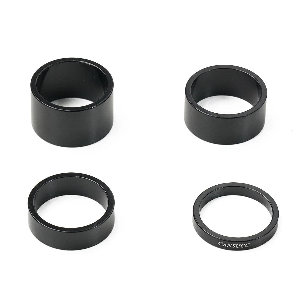 Set of 4 Bicycle Headset Spacers for MTB Bike Forks