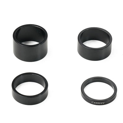 Set of 4 Bicycle Headset Spacers for MTB Bike Forks