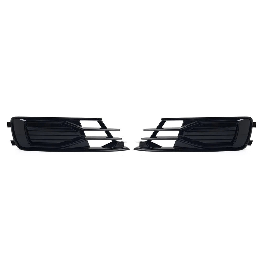 Front Lower Bumper Grille Fog Light Grill Cover for Audi A6 C7 (2014–2018)