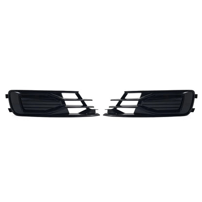 Front Lower Bumper Grille Fog Light Grill Cover for Audi A6 C7 (2014–2018)