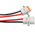 10AWG Grey Forklift Cable Power Connectors 1 Pair 50 Amp 600V