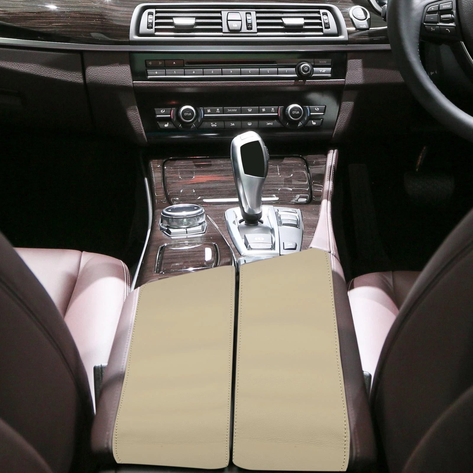 Center Console Lid Armrest Cover Protector Pair for BMW X5 X6 (2007–2013)