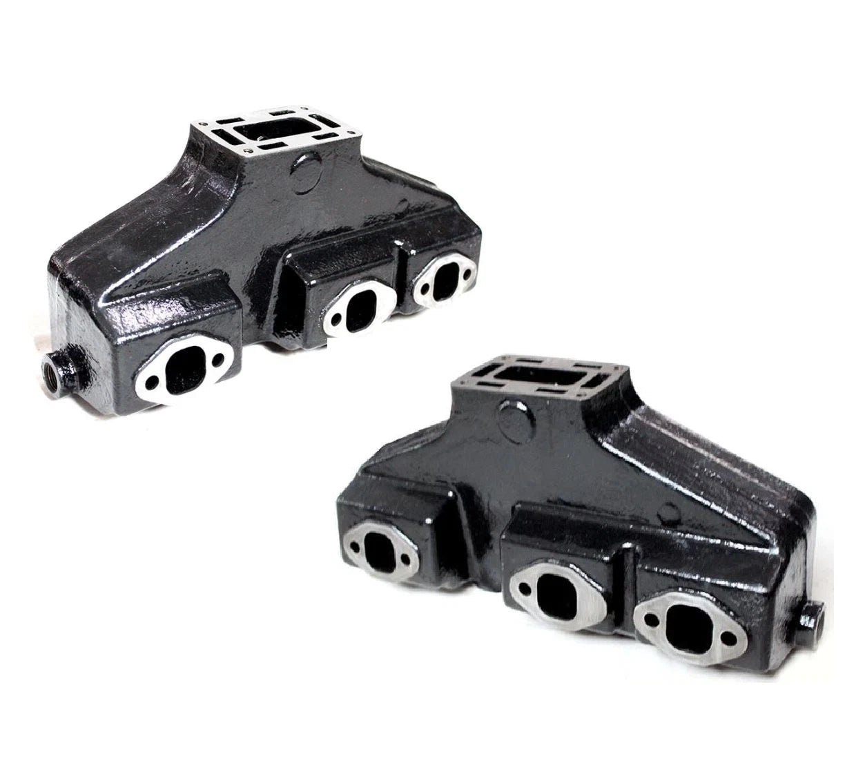 Set of 2 Exhaust Manifolds for Volvo Penta 4.3L AQ 175 205 430 (–93) 856137 841676