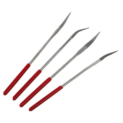 Set of 10 Diamond Files for Precision Shaping and Finishing