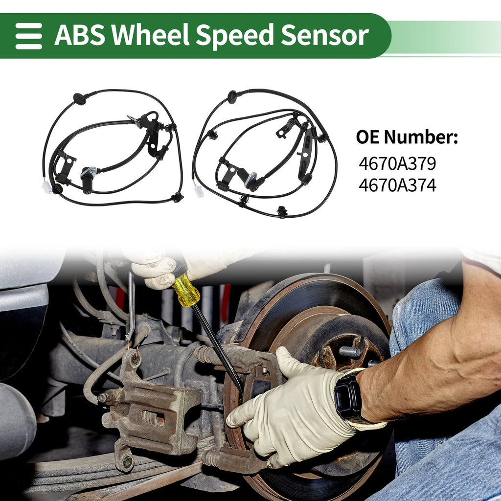 ABS Wheel Speed Sensor Kit Replacement for Mitsubishi Galant (2004–2012)