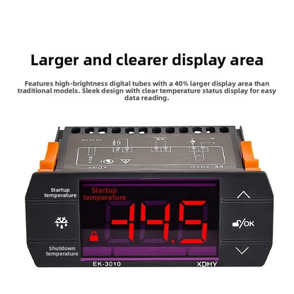 EK3030 Temperature Controller for Refrigeration (IP65, 10A/220VAC)