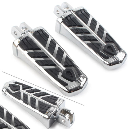Chrome Footpegs for Honda CBR900RR, VFR800 (1992–2001) Pair