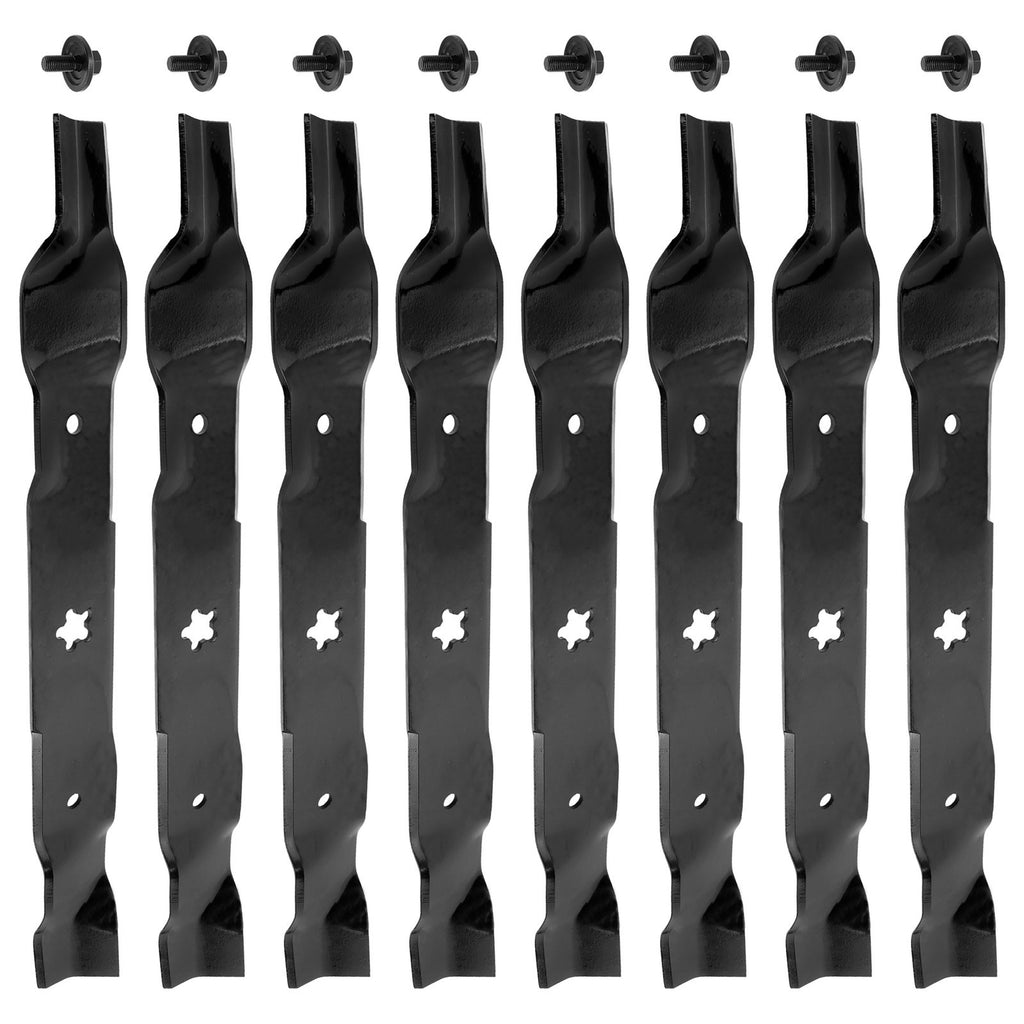 Deck Blades and Bolts 38 inch Replacement for Husqvarna Dixon Poulan (2000–2000)
