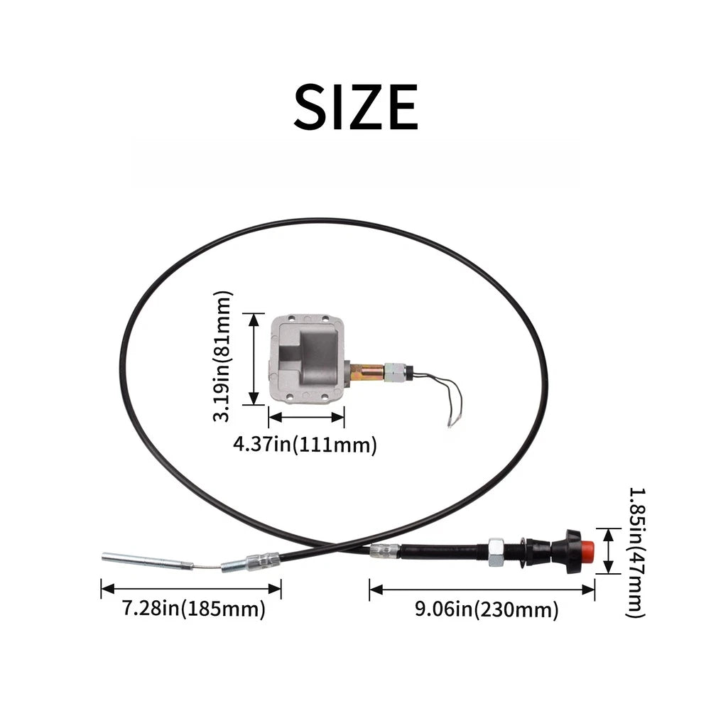 4WD Disconnect System Front Axle Disconnect Kit For Off-Road Adventures