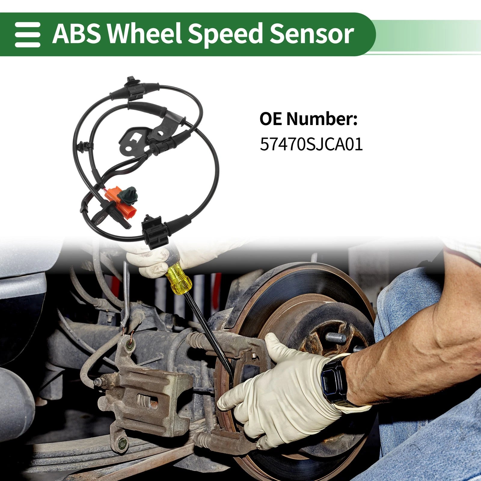 ABS Wheel Speed Sensor No. 57470SJCA01 for Honda Ridgeline (2006–2014)