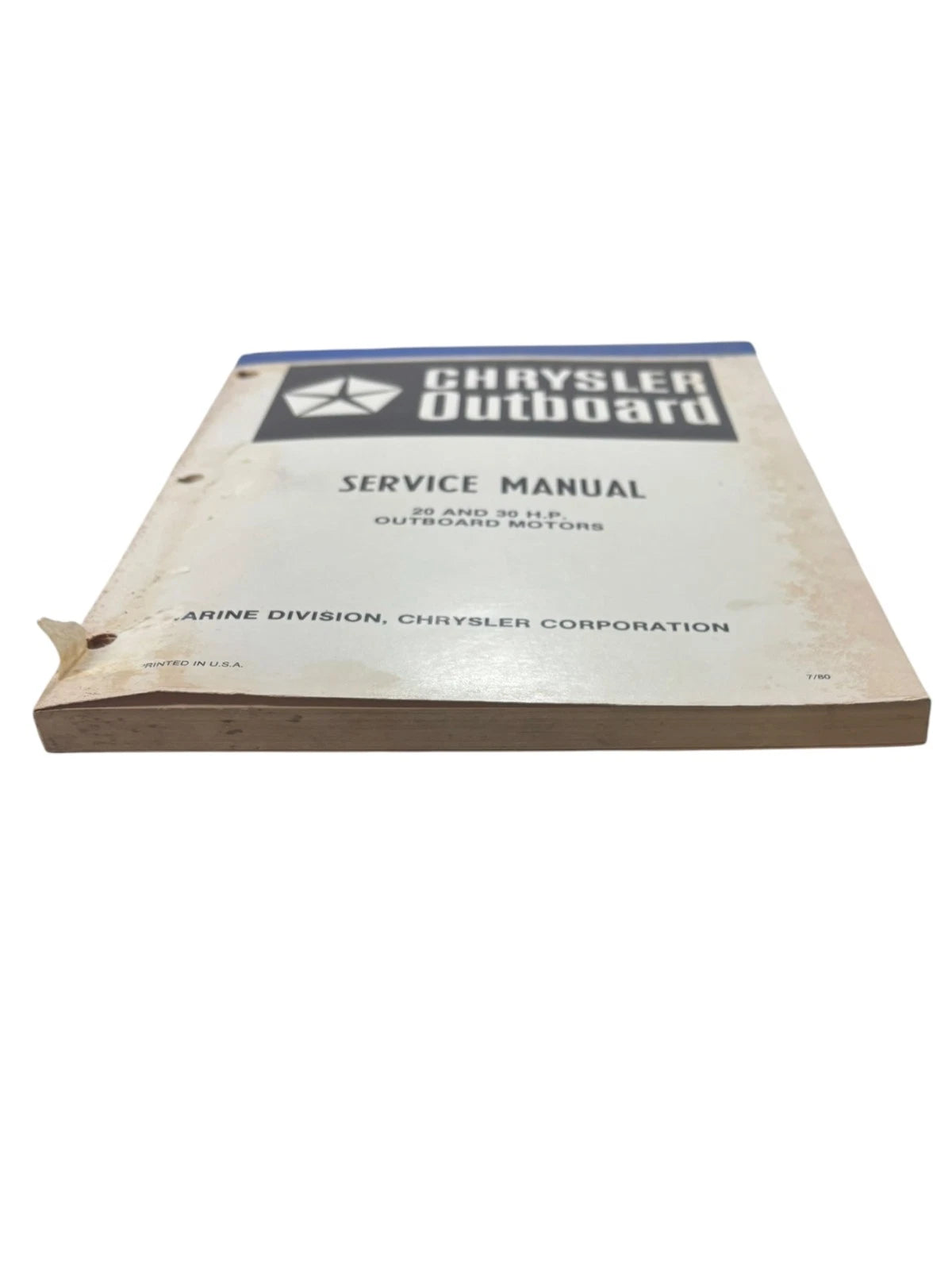 Service Manual for Chrysler Outboards OB3643 (20/30 HP)