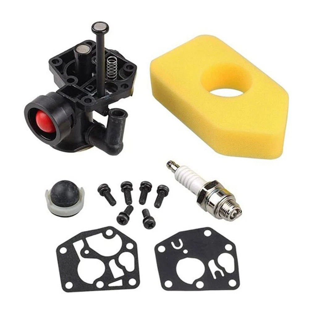 Carburetor Spark Plug Air Filter Kit Replace For B&Stratton 795469 794147 699660