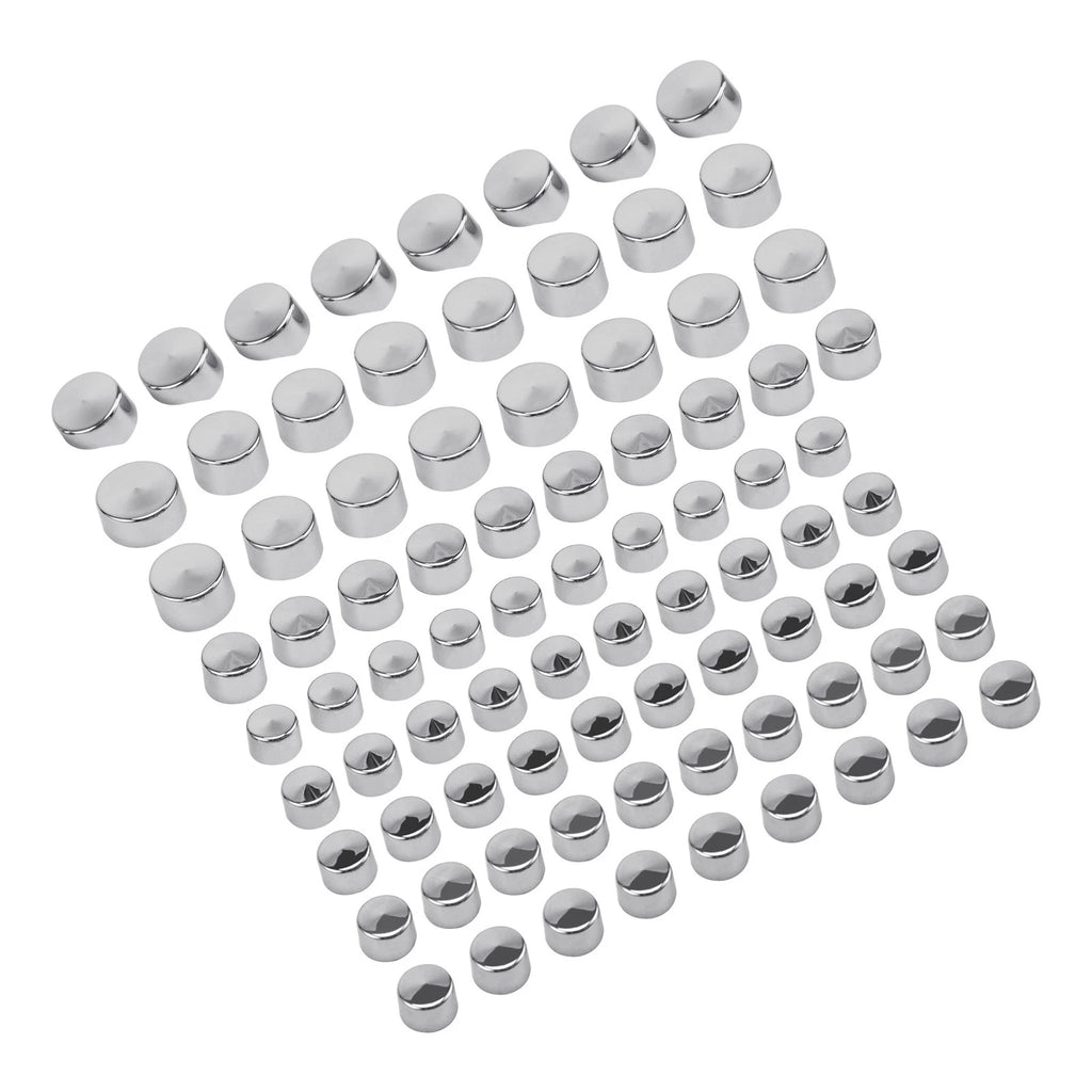 83PCS Engine Full Bolt Cover Cap Kit for Harley Davidson Twin Cam (2000–2017)