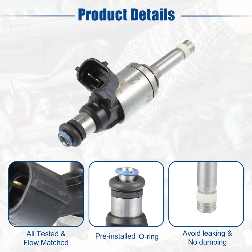4PCS Fuel Injector Nozzle Replacement for Lexus RC200t (2016–2016)