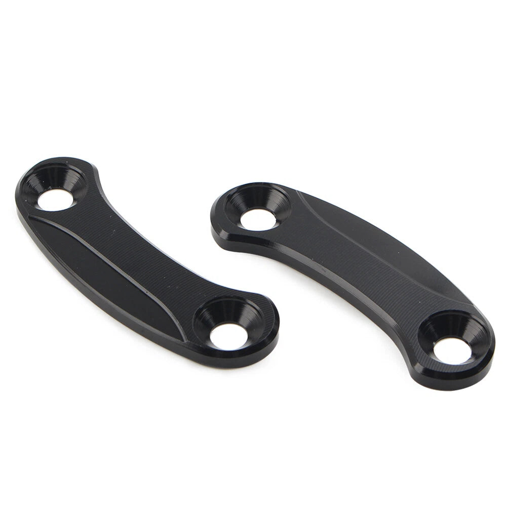 Rearview Mirror Block Off Base Plates for Kawasaki ZX-10R (2016–2021) Black