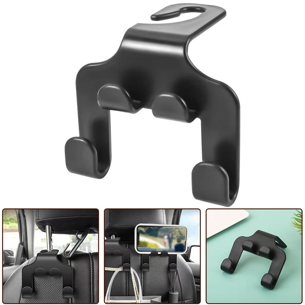 2X Car Organizer Hook Phone Holder for Universal Use