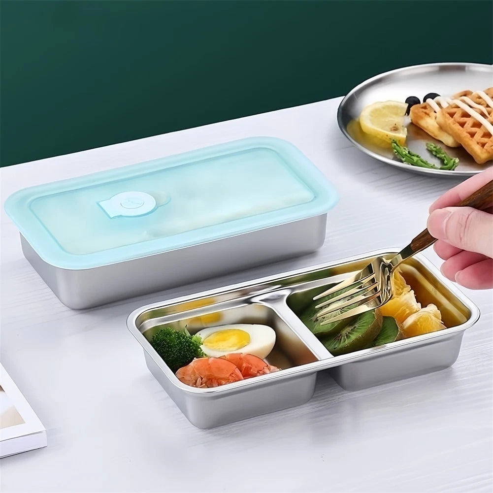 Double Compartment Food Box for Road Trips