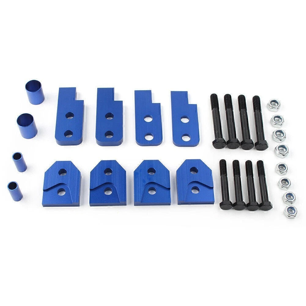 2" Full Lift Kit for Yamaha Rhino 450 660 700 (2004–2015) - Blue Aluminum