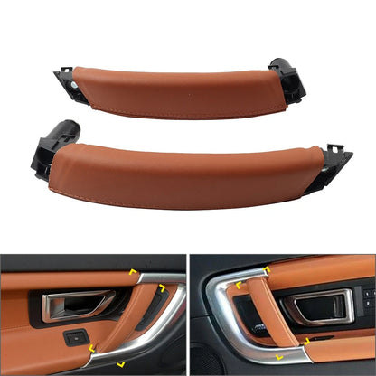 Door Leather Pull Handle Pair for Land Rover Discovery (2015–2019)