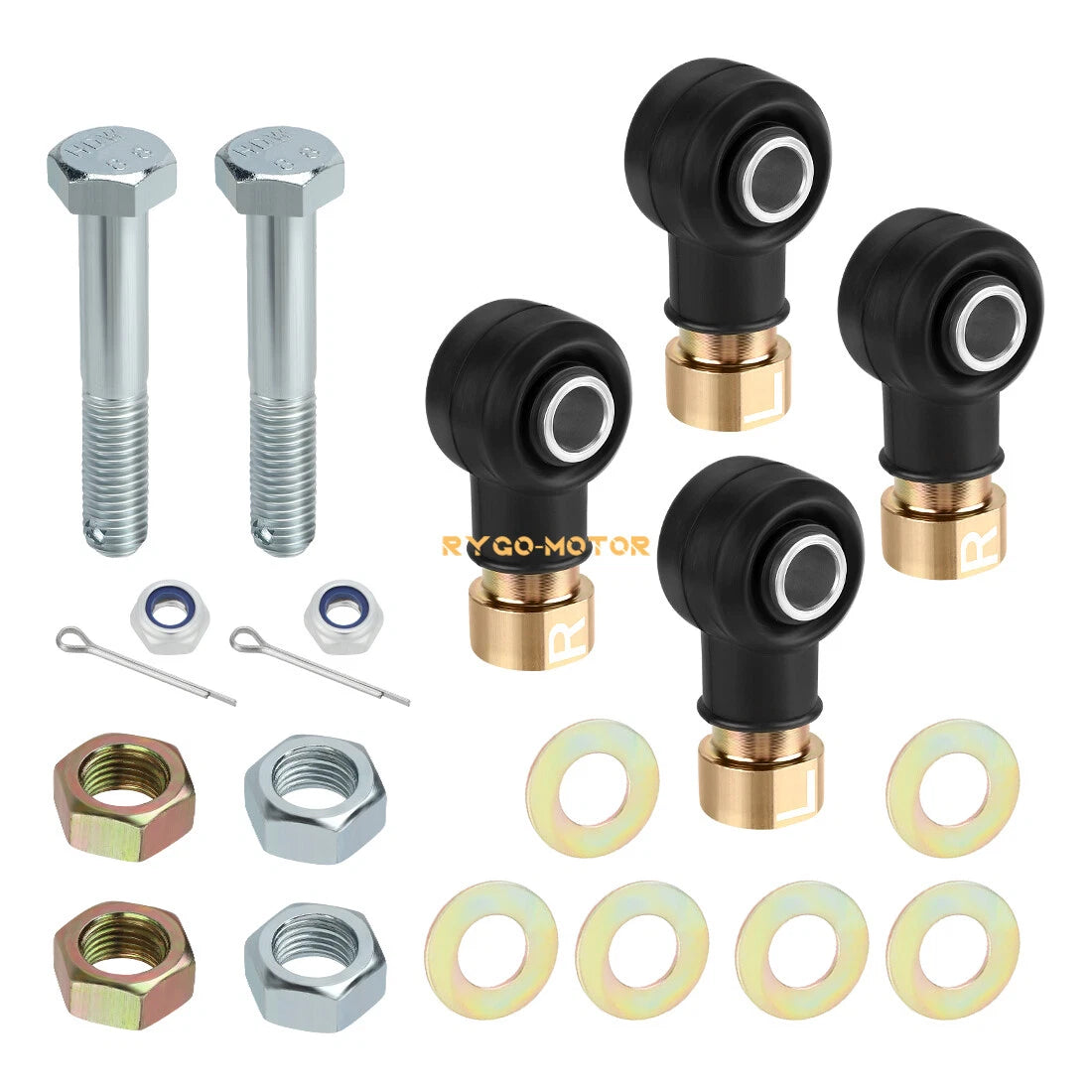 Tie Rod End Kit for Polaris Scrambler 400 500 2x4 4x4 (1997–2012)
