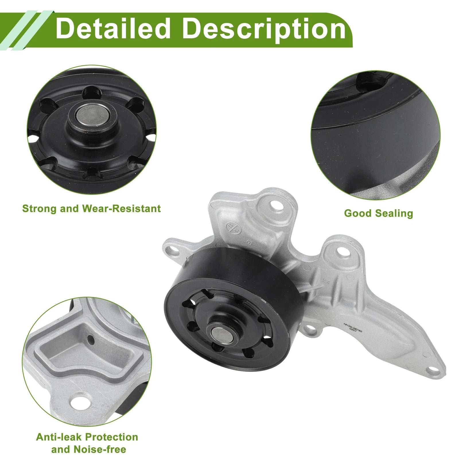 Engine Water Pump Replacement for Toyota Corolla 2019–2024