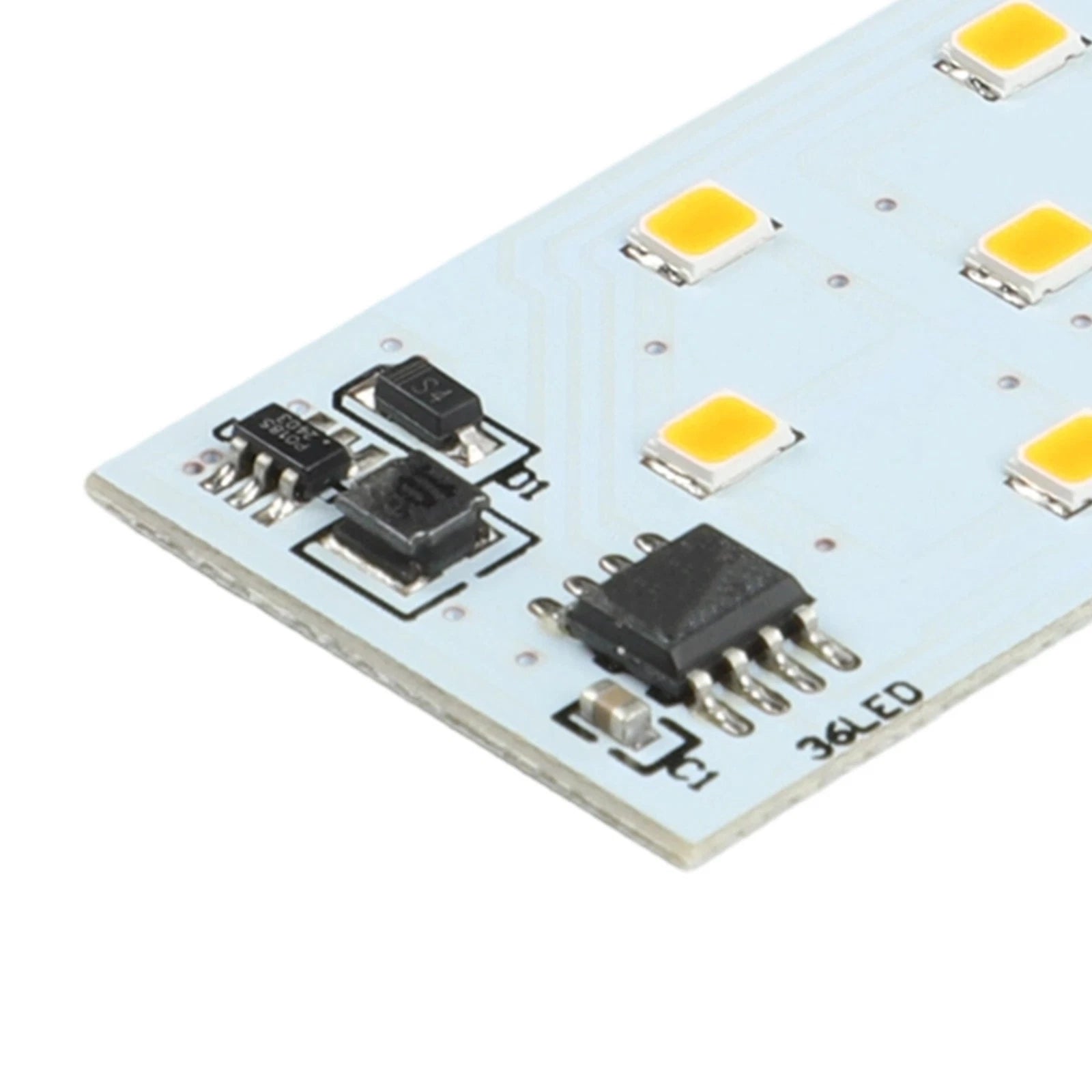 Solar Powered 12V Flame Light Circuit Board with 36 LED Lights