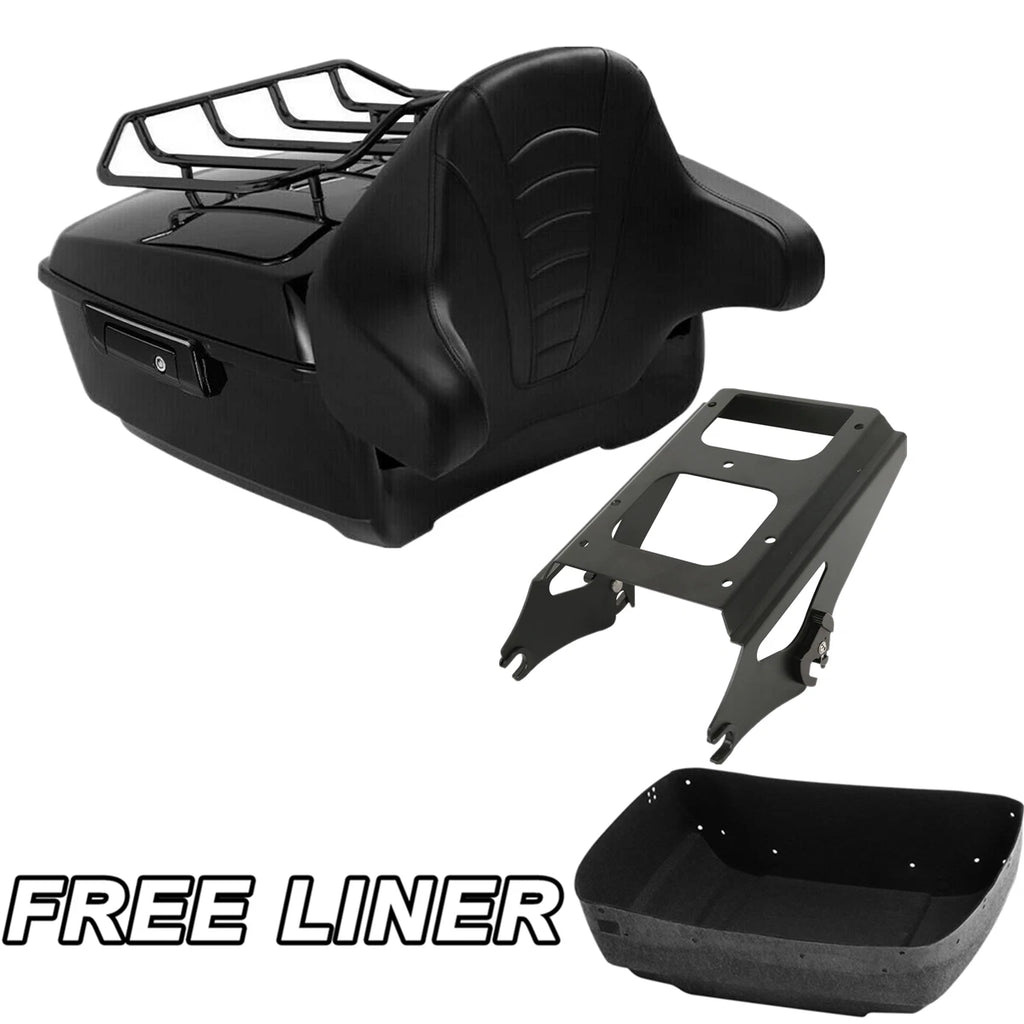 Trunk Rack Pad for Harley Electra Glide & Street Glide (2009–2013) Black