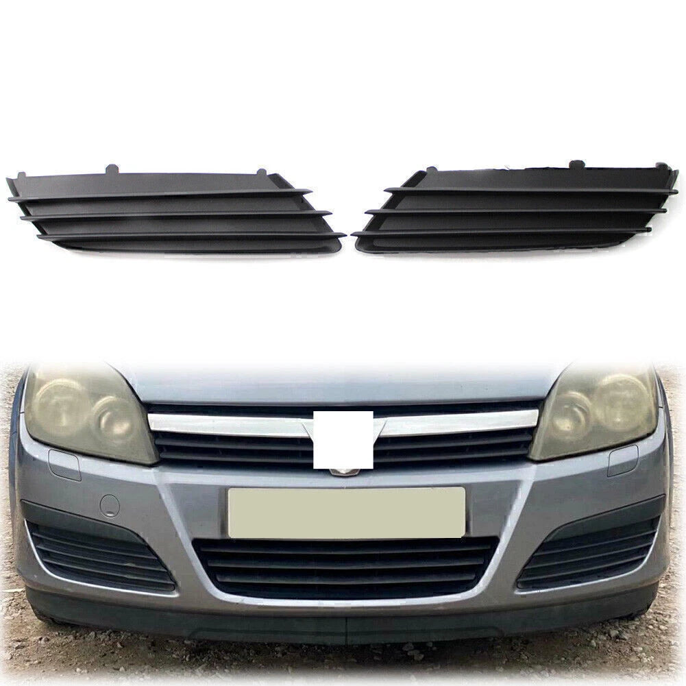 Fog Grille Pair for Opel Vauxhall Astra H (2004–2007)