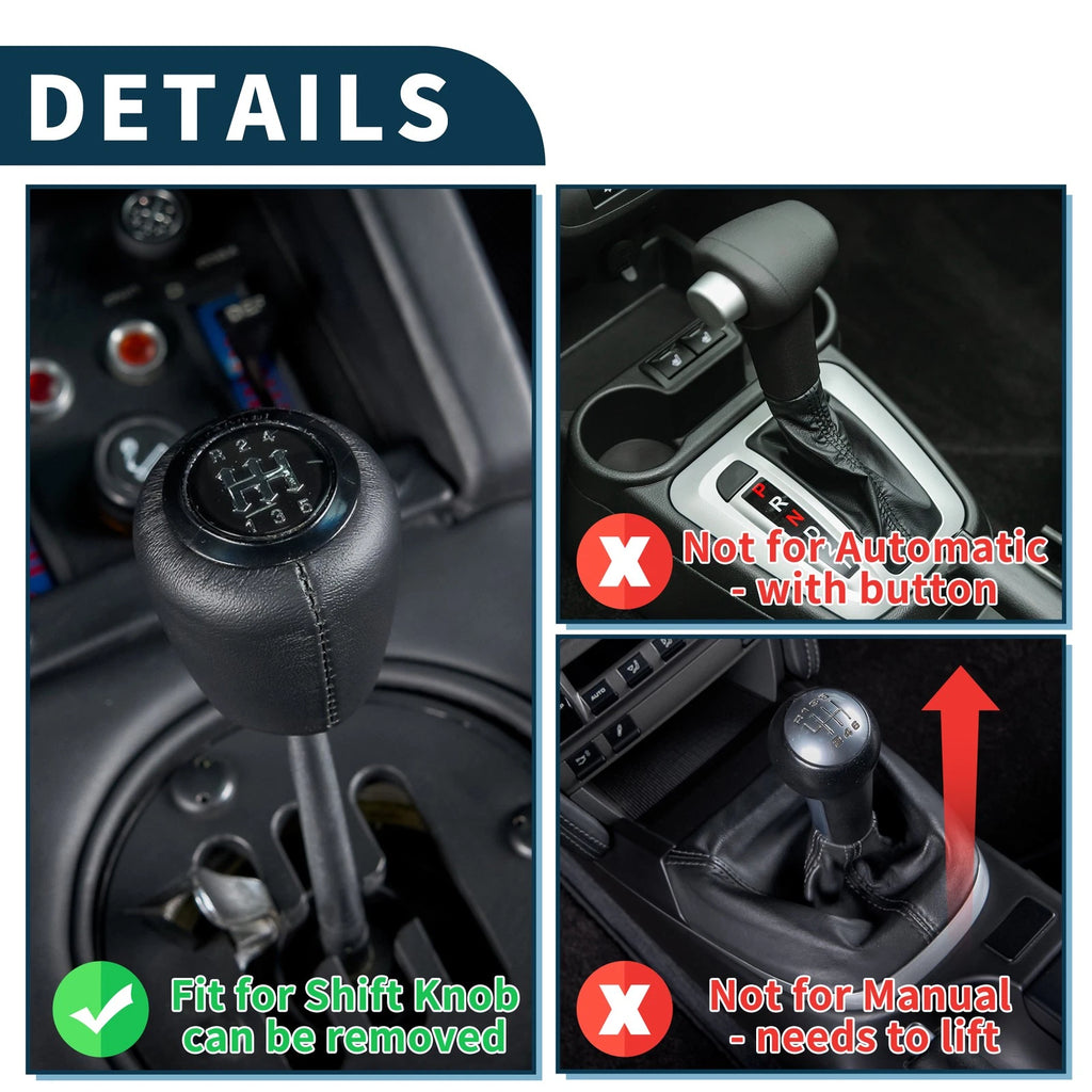Shift Knob Set of 2 for Universal Vehicles (20cm Octagonal Crystal)