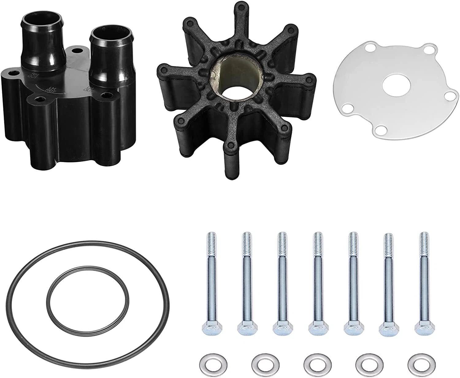 Raw Water Pump Impeller Repair Kit 46-807151A14 for Mercruiser Bravo