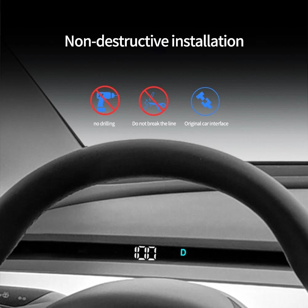 HUD head-up display for Tesla Model 3/Y (2017–2023)